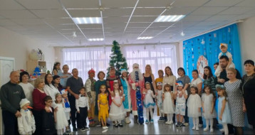 Новый год в старшей-подготовительной группе "Зайчата" Новый год в старшей-подготовительной группе "Зайчата".